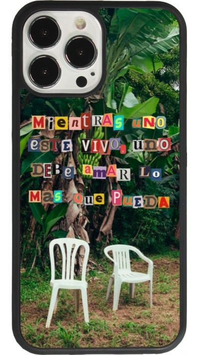 iPhone 13 Pro Max Case Hülle - Silikon schwarz Chairs DTMF