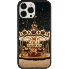 iPhone 13 Pro Max Case Hülle - Silikon schwarz Christmas 25 Carousel