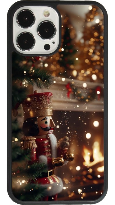 iPhone 13 Pro Max Case Hülle - Silikon schwarz Christmas 25 Xmas Nutcracker