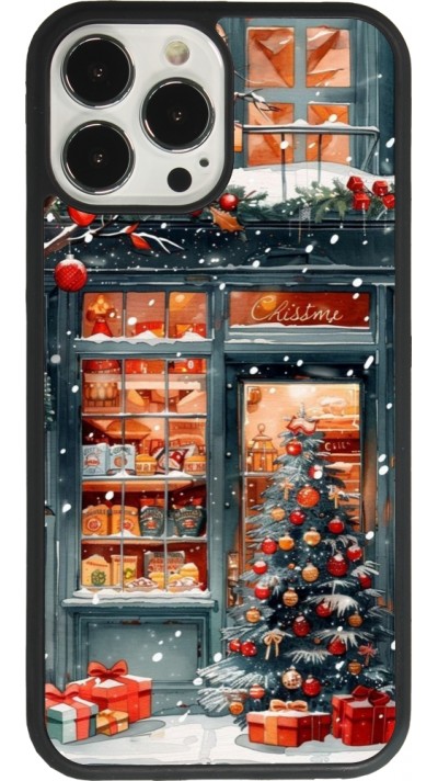 iPhone 13 Pro Max Case Hülle - Silikon schwarz Christmas 25 Xmas Shop