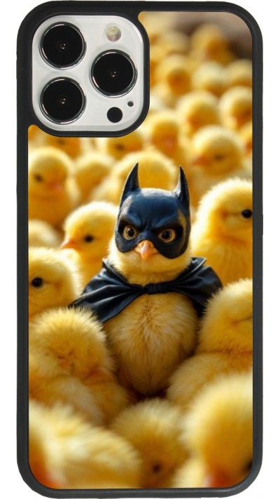 iPhone 13 Pro Max Case Hülle - Silikon schwarz Easter 2026 Chicken Batman