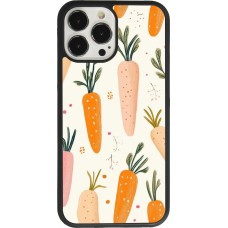 iPhone 13 Pro Max Case Hülle - Silikon schwarz Easter 2026 Illustration carrots