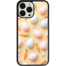 iPhone 13 Pro Max Case Hülle - Silikon schwarz Easter 2026 Pattern Easter
