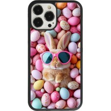 iPhone 13 Pro Max Case Hülle - Silikon schwarz Easter 2026 Rabbit fun