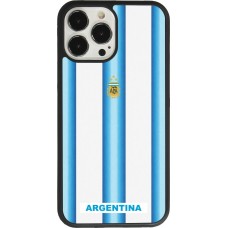 iPhone 13 Pro Max Case Hülle - Silikon schwarz Argentinien 2026 personalisierbares Fussballtrikot