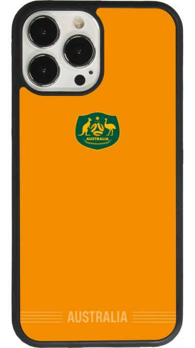 iPhone 13 Pro Max Case Hülle - Silikon schwarz Australien 2026 personalisierbares Fussballtrikot