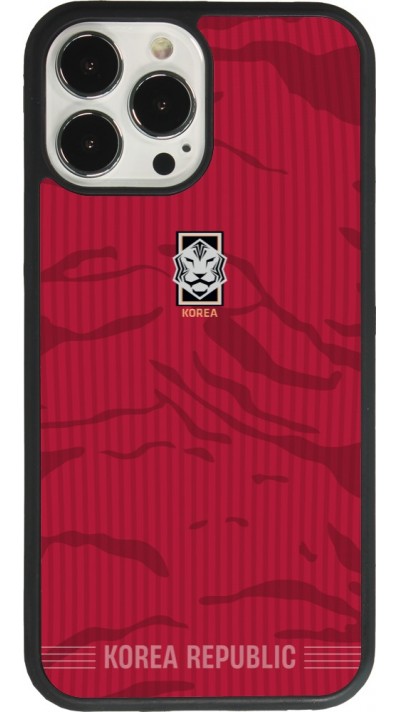 iPhone 13 Pro Max Case Hülle - Silikon schwarz Südkorea 2026 personalisierbares Fussballtrikot