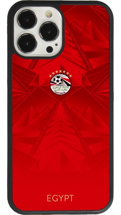 iPhone 13 Pro Max Case Hülle - Silikon schwarz Ägypten 2026 personalisierbares Fussballtrikot