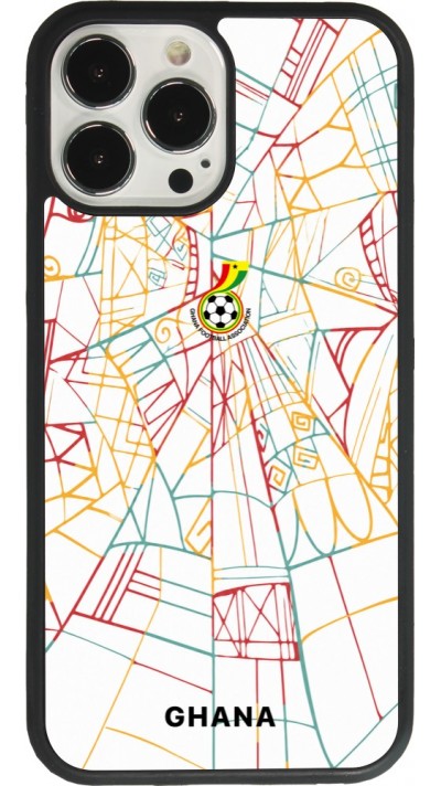 iPhone 13 Pro Max Case Hülle - Silikon schwarz Ghana 2026 personalisierbares Fussballtrikot