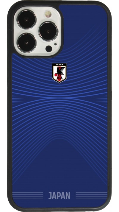 iPhone 13 Pro Max Case Hülle - Silikon schwarz Japan 2022 personalisierbares Fussballtrikot
