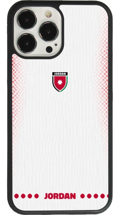 iPhone 13 Pro Max Case Hülle - Silikon schwarz Jordanien 2026 personalisierbares Fussballtrikot