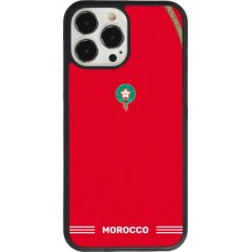 iPhone 13 Pro Max Case Hülle - Silikon schwarz Marokko 2026 personalisierbares Fussballtrikot