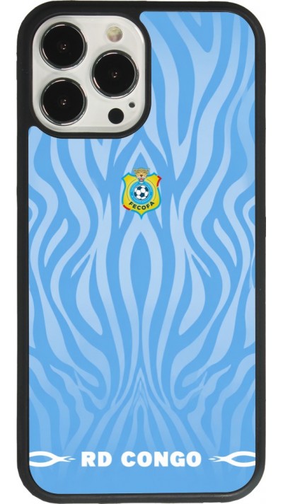 iPhone 13 Pro Max Case Hülle - Silikon schwarz Demokratische Republik Kongo 2026 personalisierbares Fussballtrikot