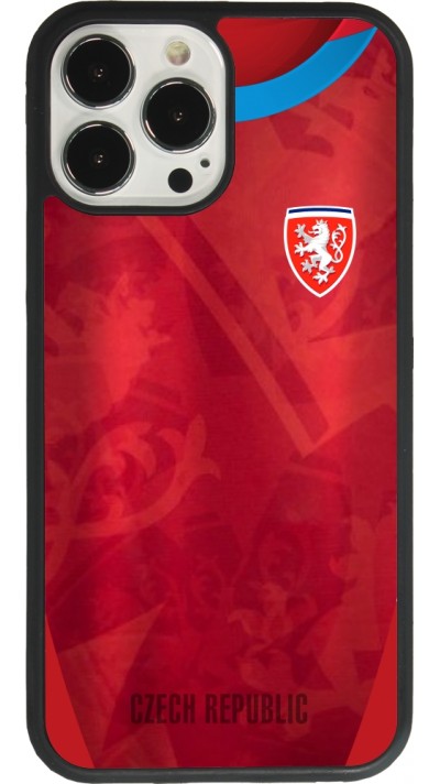 iPhone 13 Pro Max Case Hülle - Silikon schwarz Tschechische Republik personalisierbares Fussballtrikot