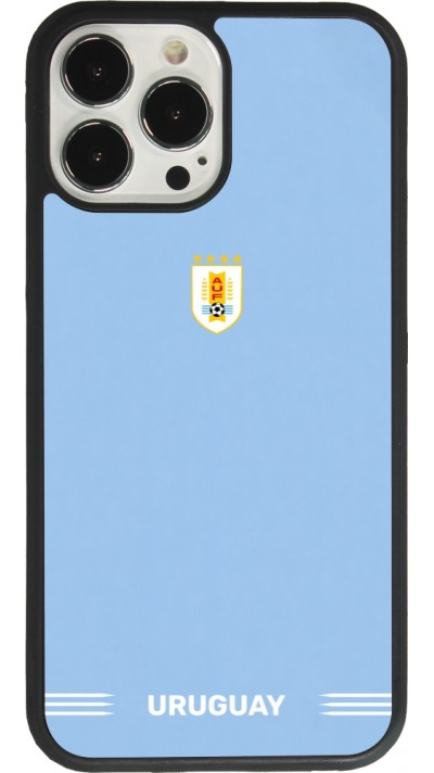 iPhone 13 Pro Max Case Hülle - Silikon schwarz Uruguay 2026 personalisierbares Fussballtrikot
