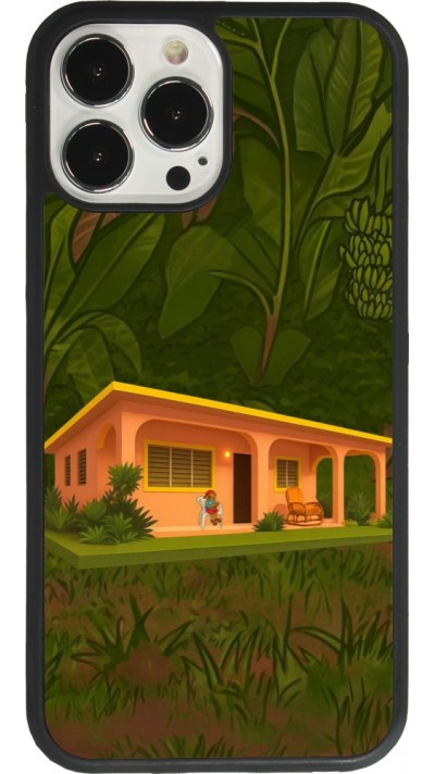 iPhone 13 Pro Max Case Hülle - Silikon schwarz Benitos house DTMF