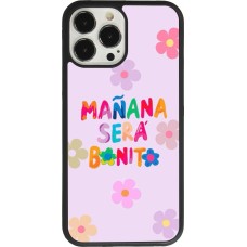 iPhone 13 Pro Max Case Hülle - Silikon schwarz Karol G Manana sera bonito