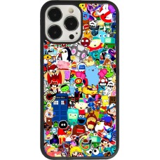 Coque iPhone 13 Pro Max - Silicone rigide noir Mixed cartoons