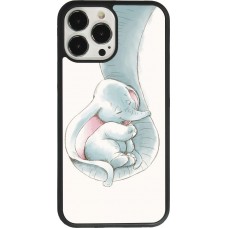 Coque iPhone 13 Pro Max - Silicone rigide noir Mom 1903