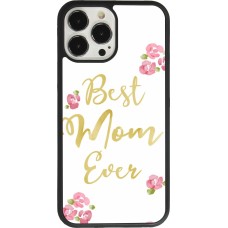 Coque iPhone 13 Pro Max - Silicone rigide noir Mom 2024 best Mom ever