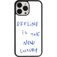 iPhone 13 Pro Max Case Hülle - Silikon schwarz Offline is the new luxury