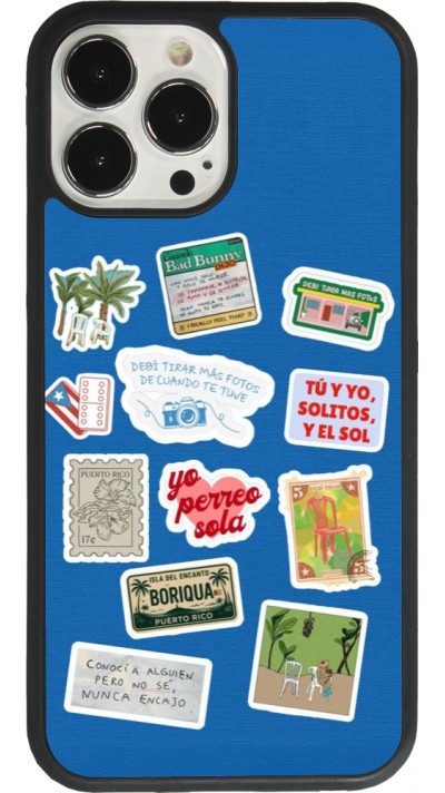 iPhone 13 Pro Max Case Hülle - Silikon schwarz Seals of the Dominican Republic DTMF