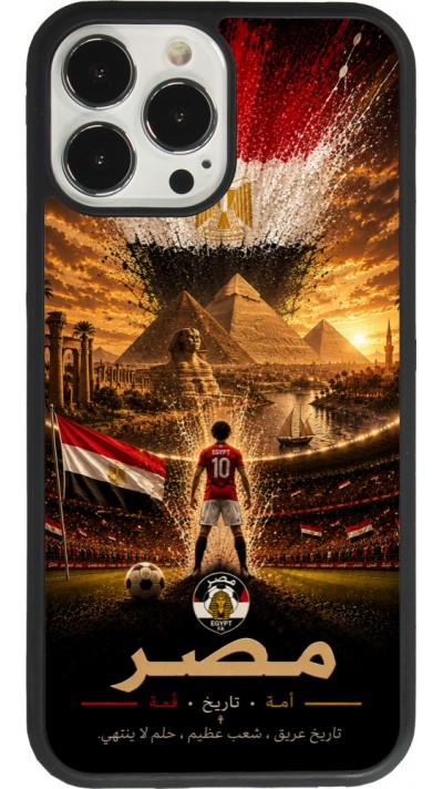 iPhone 13 Pro Max Case Hülle - Silikon schwarz Fussball Ägypten splash 2026