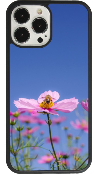iPhone 13 Pro Max Case Hülle - Silikon schwarz Bee on a flower 2026