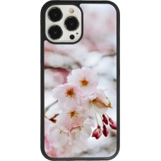 iPhone 13 Pro Max Case Hülle - Silikon schwarz Cherry tree 2026