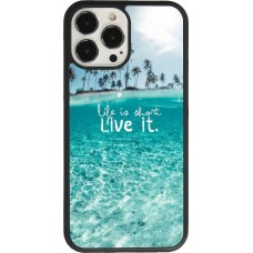 Coque iPhone 13 Pro Max - Silicone rigide noir Summer 18 24