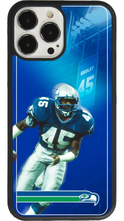 iPhone 13 Pro Max Case Hülle - Silikon schwarz Super Bowl 26 Seattle 1