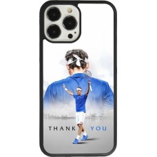 Coque iPhone 13 Pro Max - Silicone rigide noir Thank you Roger