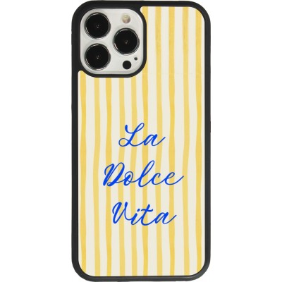 iPhone 13 Pro Max Case Hülle - Silikon schwarz The good life 2026