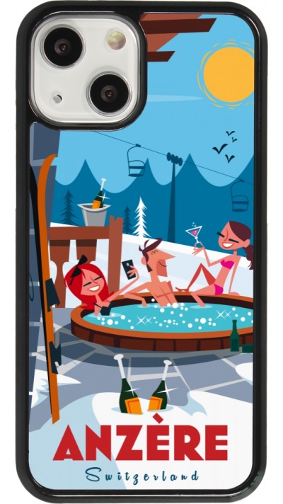 iPhone 13 mini Case Hülle - Anzère Mountain Jacuzzi