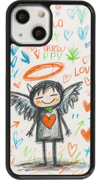 iPhone 13 mini Case Hülle - Little Angel Sketch Love