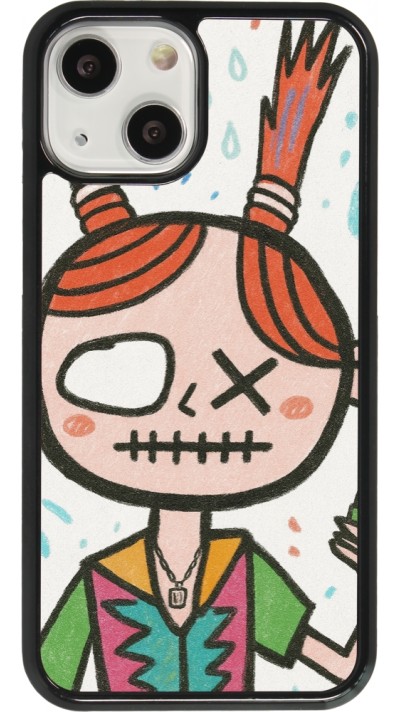 iPhone 13 mini Case Hülle - Little Girl Sketch