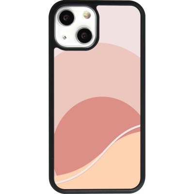 iPhone 13 mini Case Hülle - Silikon schwarz Autumn 22 abstract sunrise