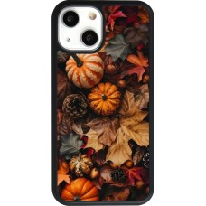 iPhone 13 mini Case Hülle - Silikon schwarz Autumn 25 Pumpkin