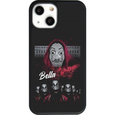 Hülle iPhone 13 mini - Silikon schwarz Bella Ciao