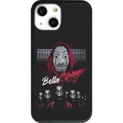 Hülle iPhone 13 mini - Silikon schwarz Bella Ciao