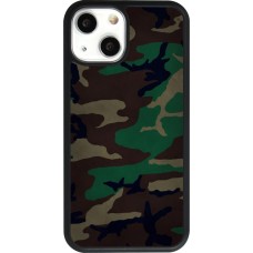Hülle iPhone 13 mini - Silikon schwarz Camouflage 3