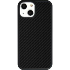 Hülle iPhone 13 mini - Silikon schwarz Carbon Basic