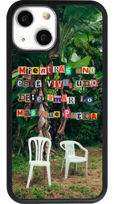 iPhone 13 mini Case Hülle - Silikon schwarz Chairs DTMF