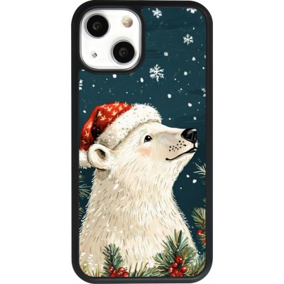 iPhone 13 mini Case Hülle - Silikon schwarz Christmas 25 Bear