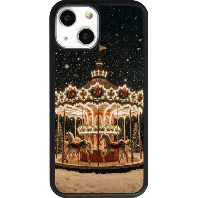 iPhone 13 mini Case Hülle - Silikon schwarz Christmas 25 Carousel