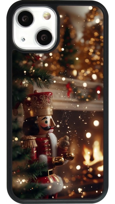 iPhone 13 mini Case Hülle - Silikon schwarz Christmas 25 Xmas Nutcracker