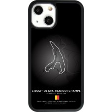 iPhone 13 mini Case Hülle - Silikon schwarz F1 Track 2025 Belgium