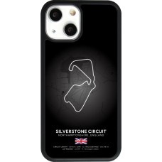 iPhone 13 mini Case Hülle - Silikon schwarz F1 Track 2025 Great Britan