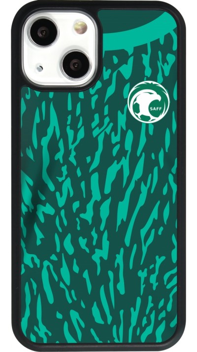 iPhone 13 mini Case Hülle - Silikon schwarz Saudi-Arabien 2022 personalisierbares Fussballtrikot