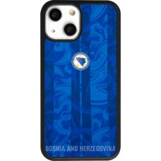 iPhone 13 mini Case Hülle - Silikon schwarz Bosnien und Herzegowina 2026 personalisierbares Fussballtrikot
